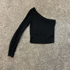 Black One-Shoulder free people Top